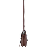 Ashwood Leather Smartphone Crossbody Bag Cognac: York