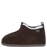 Fenland Classic Suede Sheepskin Bootie Slippers Brown: DARWIN