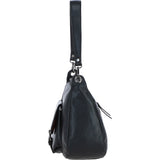 Ashwood Leather Women’s Buckle Shoulder Tote Bag Black: S-33
