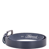 Mens Leather Belt Navy: AB-07