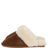 Women's Classic Suede Sheepskin Slippers Chestnut: Pippa
