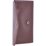 Vegetable Tanned Note, Coin & 8 Card Envelope Purse Chestnut : V-63