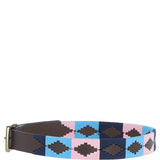 Ashwood Leather Multicolored Handmade Belt Pink: POF-21