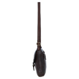 Luxury Small Leather Flight Bag Brandy: D-90