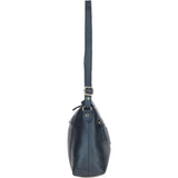 Ashwood Ladies Leather Shoulder Bag Navy: AJ1