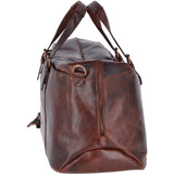 Large  Leather Weekend Vintage Travel Bag Vintage Tan : Oliver