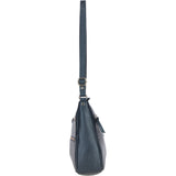 Ashwood Ladies Leather Shoulder Bag Navy: AJ3