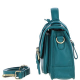 Stylish Ashwood Leather Large Satchel Bag Green: Y-63