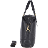 Leather Vintage Laptop Work Bag  Black : G-34