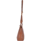 The Bridge Full Grain Italian Leather Shoulder Bag Havana Gold - 040715 1P 2C NH