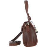 Ashwood Small Leather Grab Bag Brown: V-82