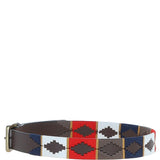 Ashwood Leather Multicolored Handmade Belt Navy: POF-20