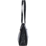Elegant Ashwood Leather Shoulder Bag Black: Alice