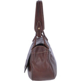 The Bridge Medium Italian Shoulder Bag Brown - 0407251P