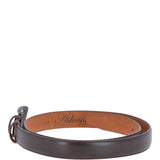 Mens Leather Chino Belt Brown: AB-32