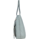 Ashwood Leather Shoulder Bag with Detachable Pouch Sage: 64454