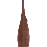 Ashwood Leather Brown Suede Bag: LB-6354