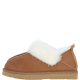 Fenland Ladies Sheepskin Shoes Tan: petra-shoes