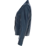 Ashwood Leather Women's Two Button Navy Blazer: 10157
