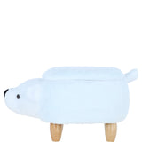 Ashwood Animal Ottomans & Foot Stools White CY-8036