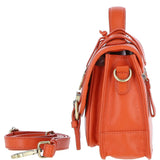 Stylish Ashwood Leather Large Satchel Bag Orange: Y-63