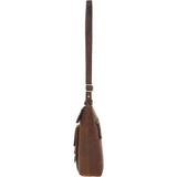 Vintage Equestrian Leather Handbag Mud/brown: worcester