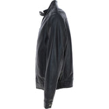 Ashwood Men's Genuine Leather Bomber Jacket Black: AW-2255