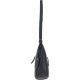 Ashwood Leather Ladies Hobo Shoulder Bag Black: Shannon