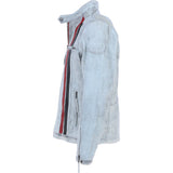 Leather Biker Jacket White: 2483