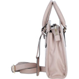Ashwood Leather Handbag with Detachable Crossbody Strap Beige: 64747