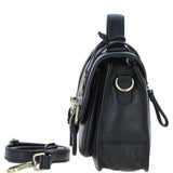Stylish Ashwood Leather Large Satchel Bag Black: Y-63