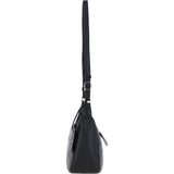 Ashwood Real Leather Top Zip Crossbody Bag Black: 63931