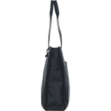 Ashwood Modern Black Leather Shoulder Bag: 63004