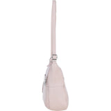 Leather Shoulder Bag with Zip & Magnetic Pocket Blush: Meath