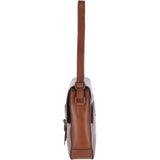 Vegetable Tanned Leather A4 Travel Bag Tan : Jones
