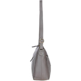 Ashwood Ladies Leather Shoulder Bag Taupe: AJ1