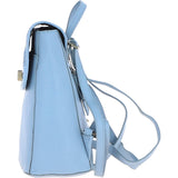 Ashwood Leather & Harris Tweed® Cloth Compact Backpack Baby-blue/Blue: TW-65-19-BB