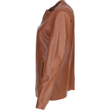 Ladies Ashwood Leather Casual Jacket Tan: AWL-881