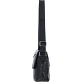 Ashwood Leather Men's Cross Body Flap Bag Black: PL-44
