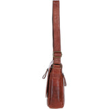 Sleek Leather Messenger Bag with Multiple Pockets Bridge: TL-004