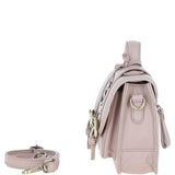 Stylish Ashwood Leather Medium Satchel Bag Beige: Y-62