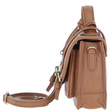Stylish Ashwood Leather Small Satchel Bag Butterscotch: Y-61