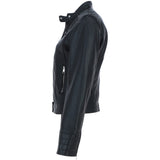 Leather Jacket Black: NANCY