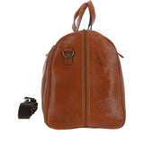 Ashwood Hi Veg Leather Flight-Cabin Weekend Holdall Tempo Tan :  8150