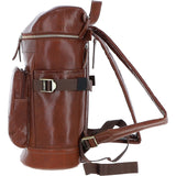 Ashwood Classic Leather Laptop Rucksack Chestnut: Q-45