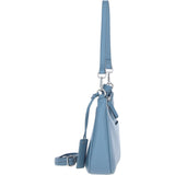 Ashwood Leather Ladies Shoulder X Crossbody Bag Denim Blue: 64397