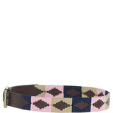 Ashwood Leather Multicolored Handmade Belt Beige: POF-17