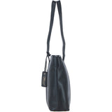 Ashwood Elegant Ladies Leather Shoulder Bag Black: 64668