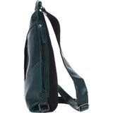 Ashwood Leather Spacious Unisex Sling Bag Green: P-67