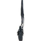 Elegant Ashwood Leather Crossbody Bag Black: G-11